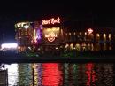 Hard Rock Cafe by night